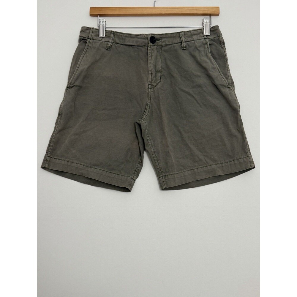 Buck Mason Deck Shorts Mens 29 Olive Green Chino Drawstring BM14004
